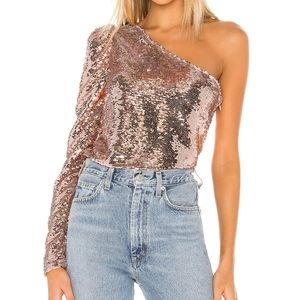 Lovers + Friends Sequin Top